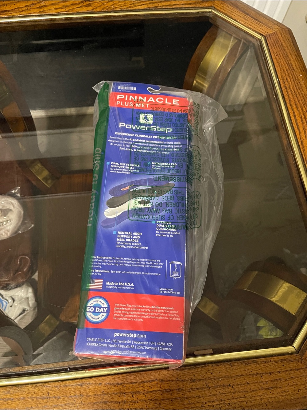 Pinnacle PowerStep Insoles - Blue/Red Packaging